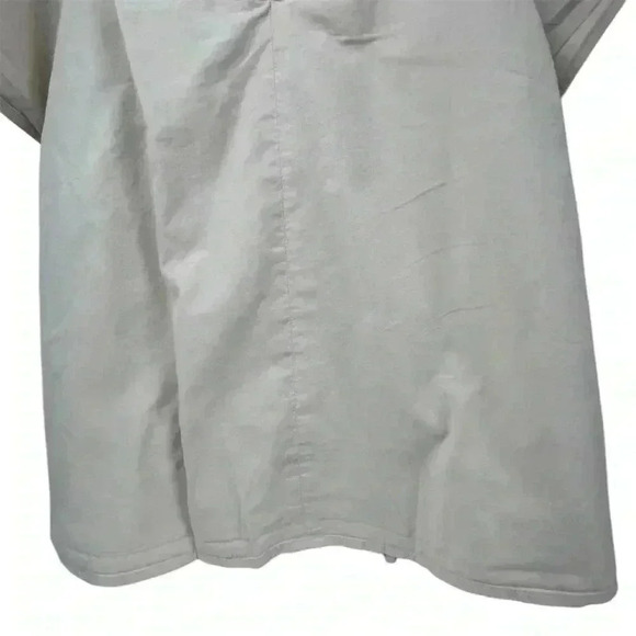 Banana Republic Women's Ivory Flutter Sleeve Blouse Size M Casual - Picture 3 of 6